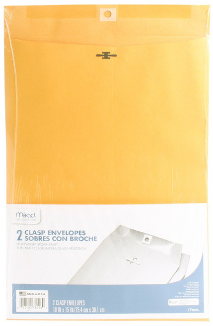 미드 크랩스 인벨로프 서류봉투, 2개입, 25.4 x 38.1cm