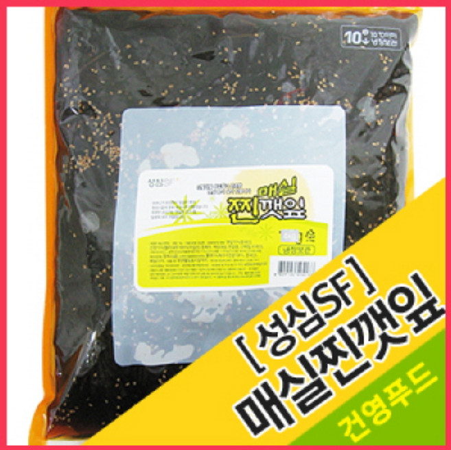 건영푸드 매실찐깻잎 1kg 진한 매실향이 솔솔, 1봉