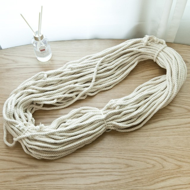 아쭈 면줄 삼줄 80M 고양이 면로프, 면줄8mm, 1개