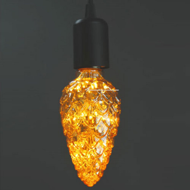 지앤비 LED 에디슨 눈꽃 램프 4W(콘), 1개