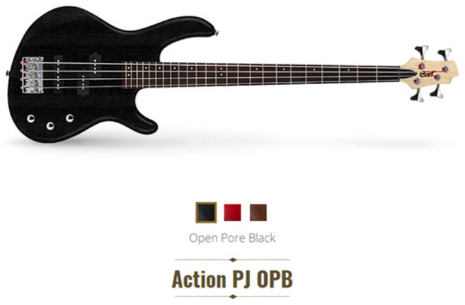 콜트(Cort) 베이스 기타 Action PJ, OBW, 1개