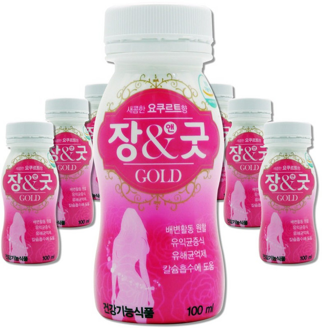 양생당 장앤굿골드 요구르트향 100ml, 6개