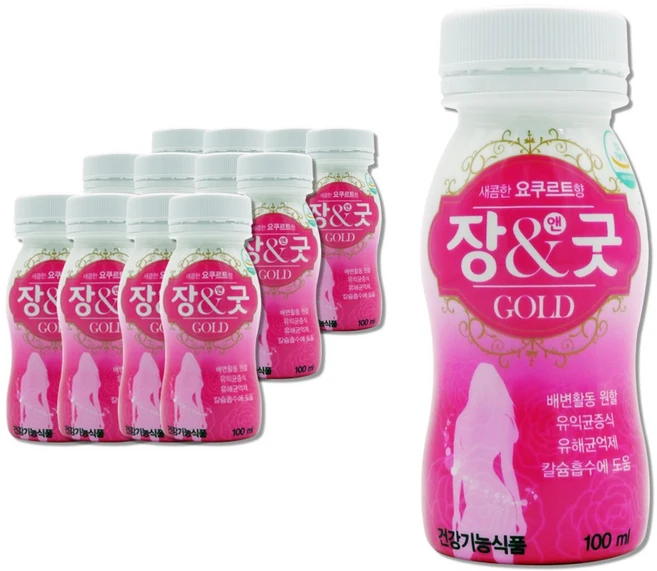 양생당 장앤굿골드 요구르트향 100ml, 12개 - 쿠팡