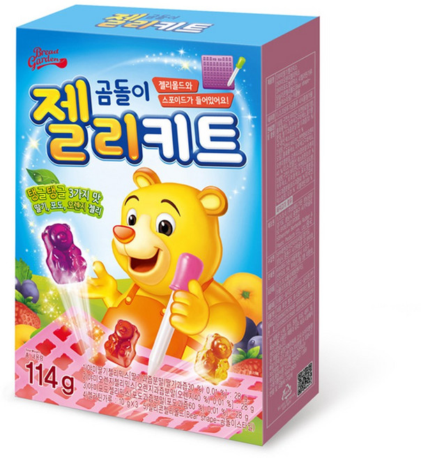 브레드가든 곰돌이 젤리키트 젤리믹스, 114g, 1세트