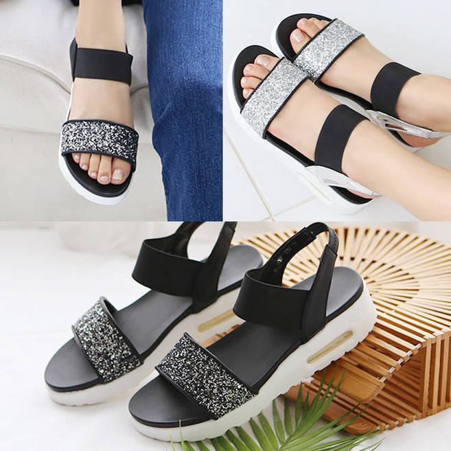 헤이슈 플랫샌들MA릴렉싱글리터에어쿠션샌들