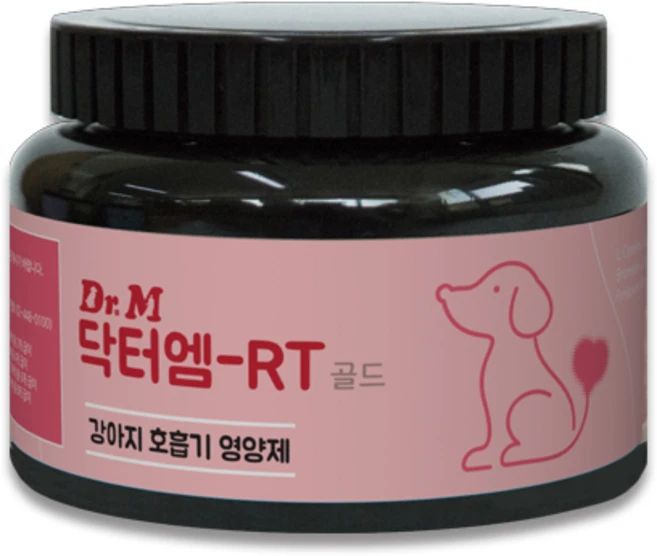 수의학박사 [닥터엠- 알티골드] 강아지 기침/호흡기 영양제, 120정, 호흡기/기관지, 1개 - 쿠팡