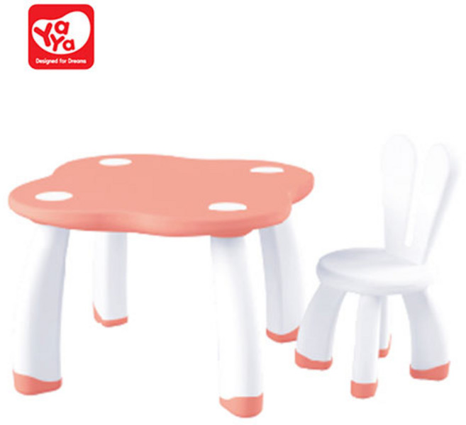 토이아토 레빗 테이블&체어+사은품 증정, 코랄A