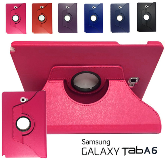 삼성 갤럭시탭A6 10.1 with Spen SM-P580 P585 호환 회전 케이스 S펜, 라운드-핑크