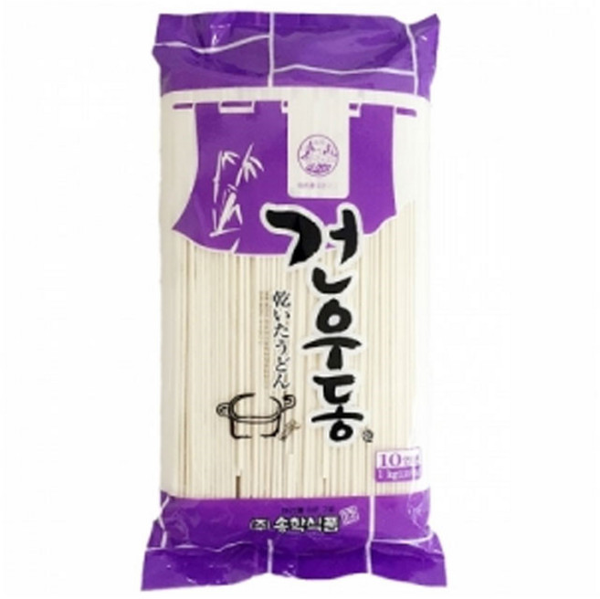 송학식품 건우동 1kg opp(10인분) X 16개입 BOX, 16개