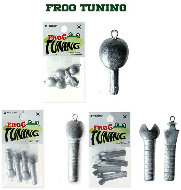 캣츠크로우 프로그 튜닝 싱커 가물치 배스, 1개