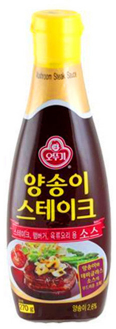 오뚜기 양송이 스테이크 소스, 270g, 1개