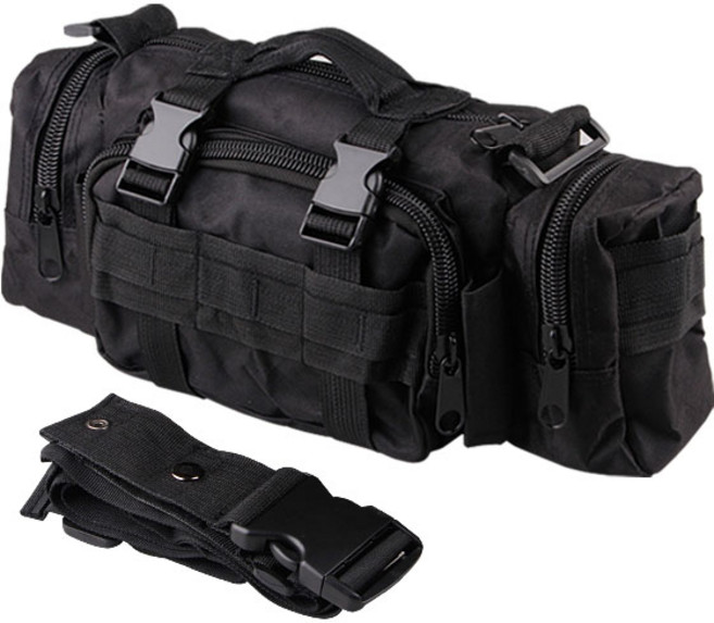 아웃도어 웨이스트백 허리가방 (대) 남자 슬링백 등산 자전거 힙색 전술 군용 밀리테리