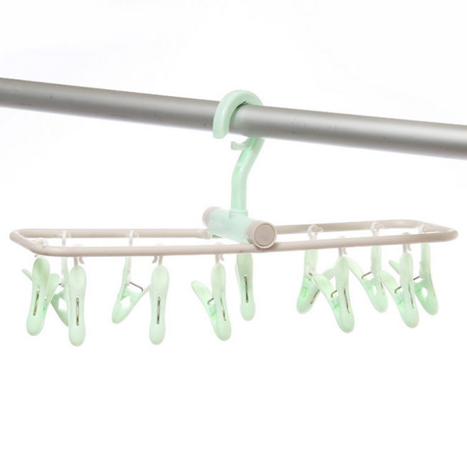 베씨 빨래걸이 속옷 양말 빨래 건조대, 민트, 1개