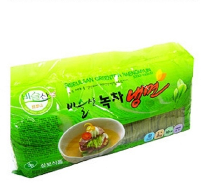 HACCP인증 비슬산 녹차 냉면 냉면사리 2kg, 1봉