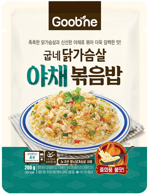 굽네 닭가슴살 야채볶음밥, 200g, 1개