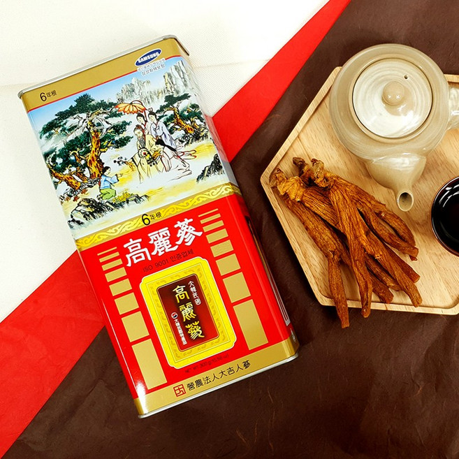 한국인삼유통공사 (2258) [양삼] 6년근홍삼 10지 300g, 1개