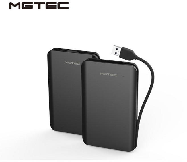 엠지텍 테란엣지 일체형 외장하드500GB 저전력설계알류미늄재질, 블랙, 500GB