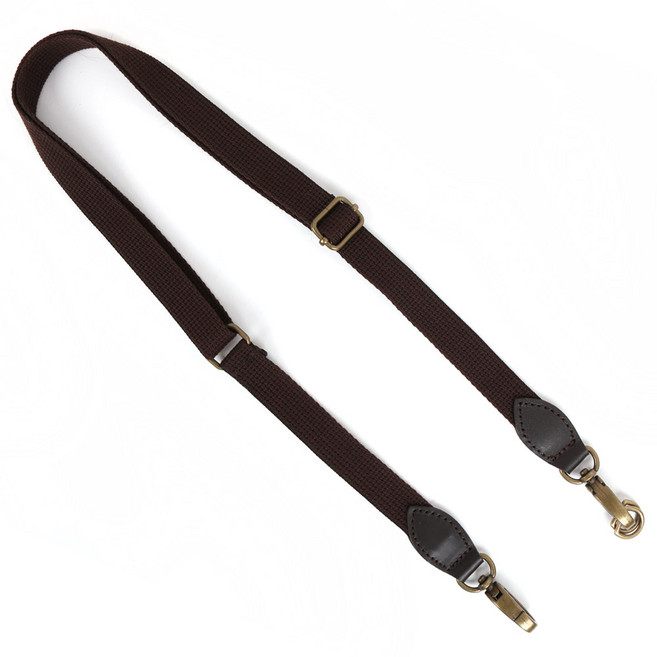 마마니트 천 크로스 가방끈, 다크브라운