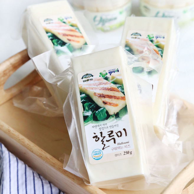 임실치즈 밸리애 구워먹는치즈 할루미 250g 캠핑 필수 간식, 1개