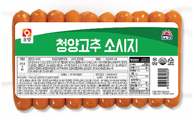 사조 청양고추 소세지 소시지 1kg, 1개