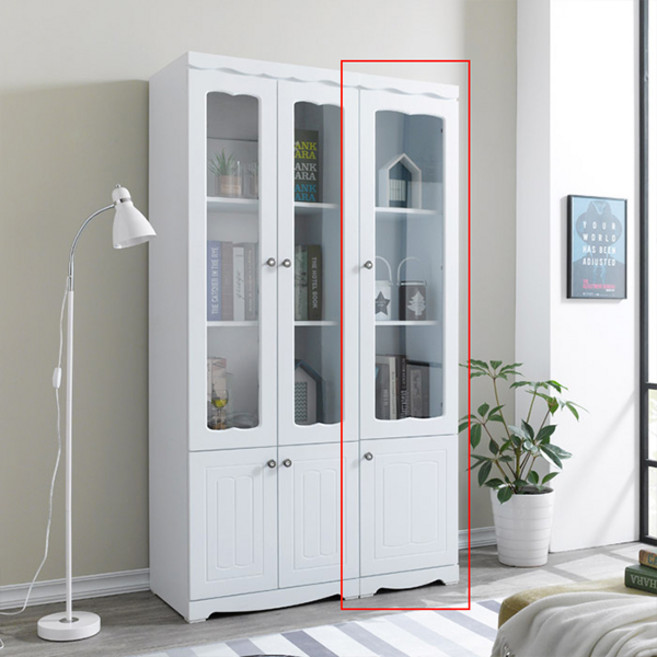 [수납장/틈새장]1800 유리문 틈새장 수납장 수납/서랍 (1096), 아카시아