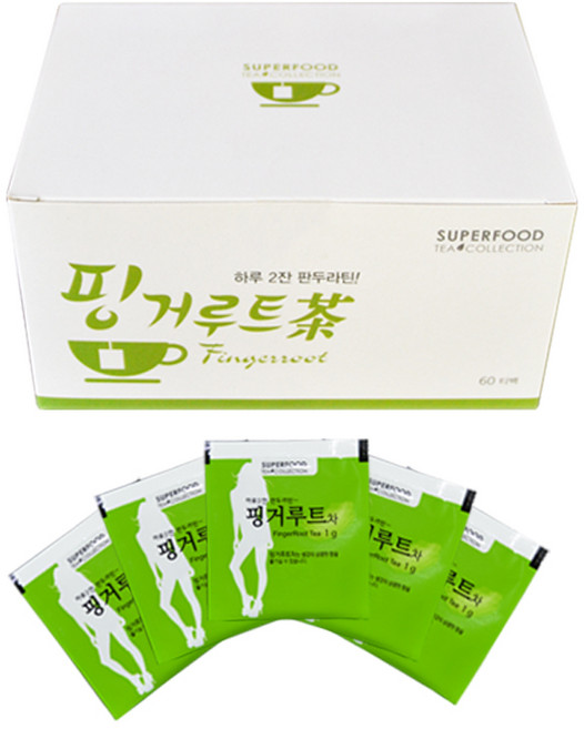 핑거루트 핑거루트차 핑거루트티백 핑거루트분말 핑거루트가루 판두라틴 생강차, 60g, 1박스, 1개, 60개입