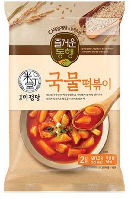 CJ 즐거운 동행 (미정당) 국물떡볶이 2인분, 401.2g, 1개