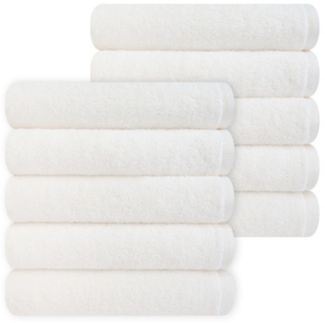 송월타월 오슬로 30수 호텔수건 150g, 아이보리, 10개