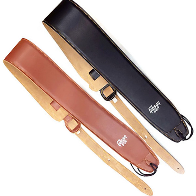 가죽스트랩 가죽멜빵 기타스트랩 기타멜빵 기타가죽스트랩 통기타멜빵, 브라운, 1개