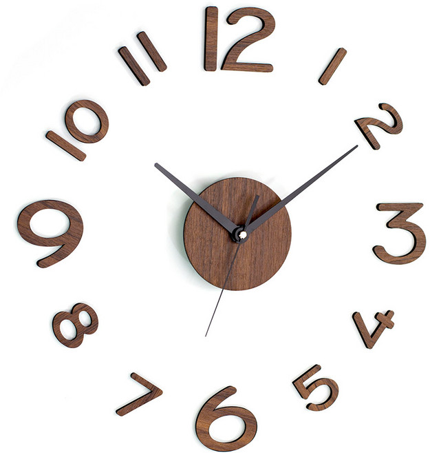 아미공 DIY 벽시계, 시크 우드시트