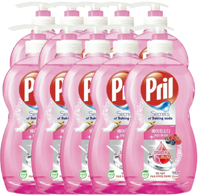 프릴 베이킹소다 베리향 750ml X 10개, 프릴베이킹소다베리향750mlX10개
