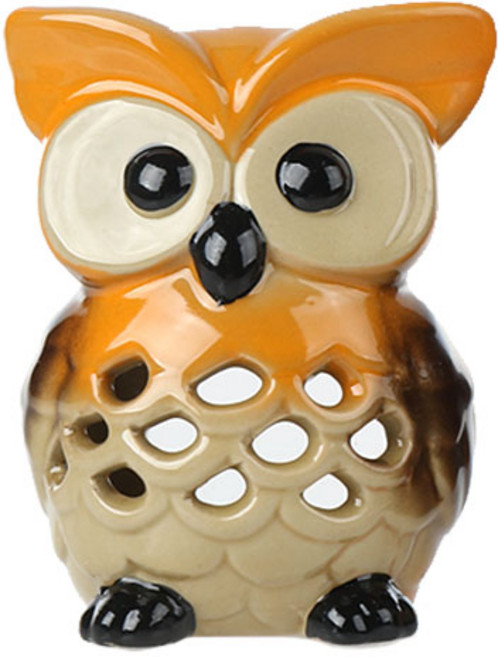 제이앤씨 부엉이 캔들홀더 컬렉션, 02.부엉이캔들홀더-오렌지-소