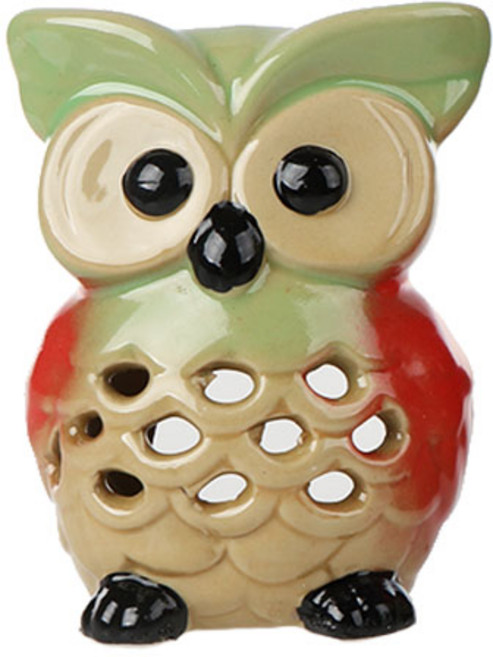 제이앤씨 부엉이 캔들홀더 컬렉션, 03.부엉이캔들홀더-그린-소