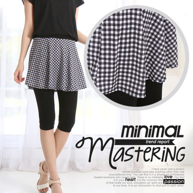 미소레깅스 RURU 체크후레아 7부