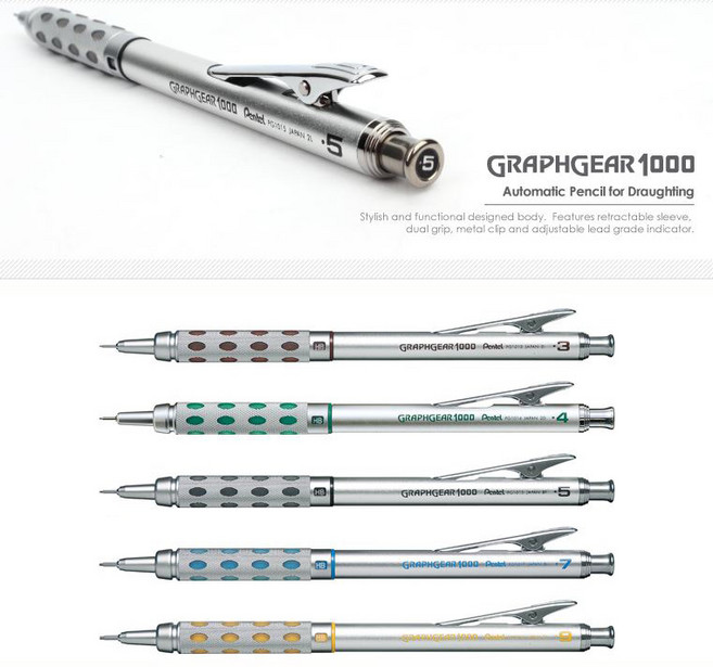 펜텔 그래프기어 1000 샤프, 0.5mm