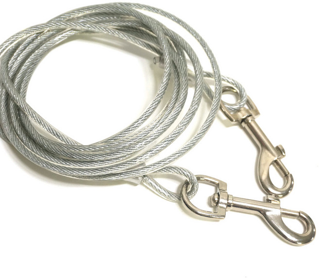 보냄 반려동물 와이어 리드줄, 혼합색상, 1개