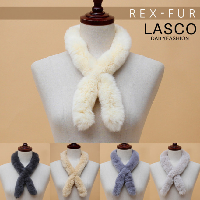 라스코 쁘띠렉스목도리 퍼 머플러