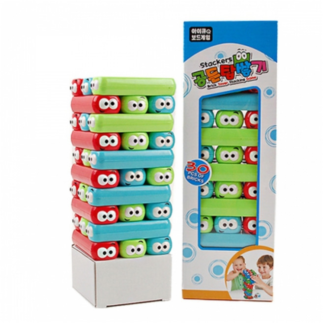 공든탑쌓기 젠가 보드게임 가족게임 쌓기놀이, 1개