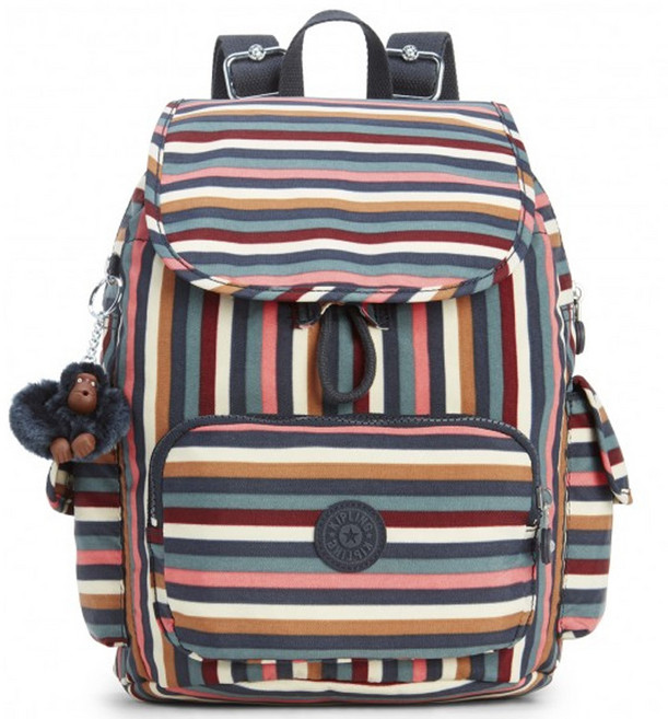 키플링 백팩 kipling 시티팩 스몰 City Pack S - Multi StripesBl