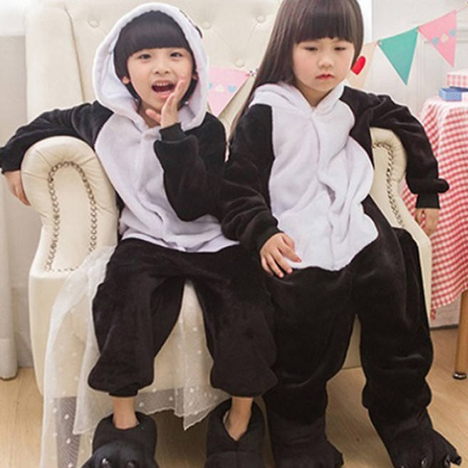 자두나무 어린이 동물잠옷 팬더