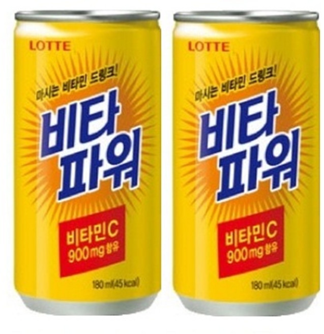 롯데 비타파워 180mlx90캔(30캔-3박스), 180ml, 89개