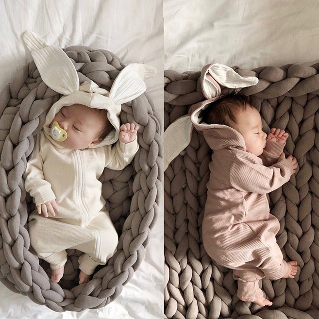 리더키즈 베이비 토끼 후드 슈트 LA 신생아 아기 유아 동물