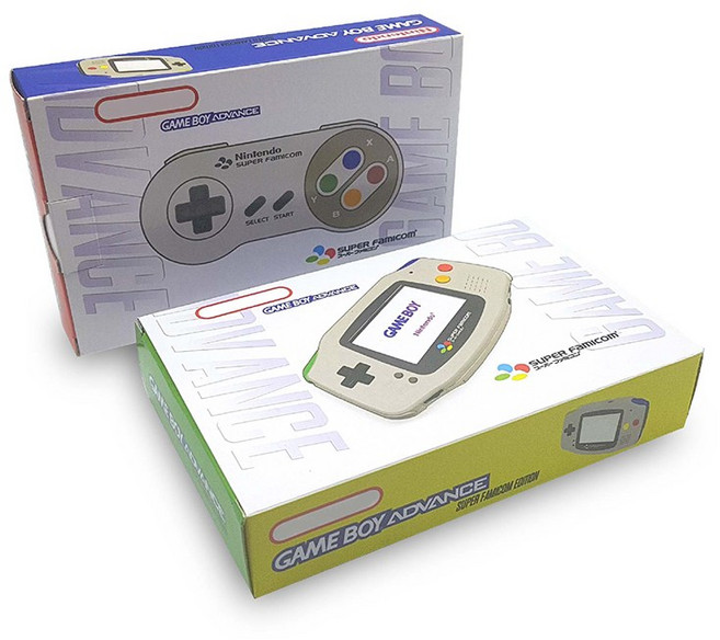 GBA 백라이트 슈퍼패미콤 에디션 패키지 박스, 1개