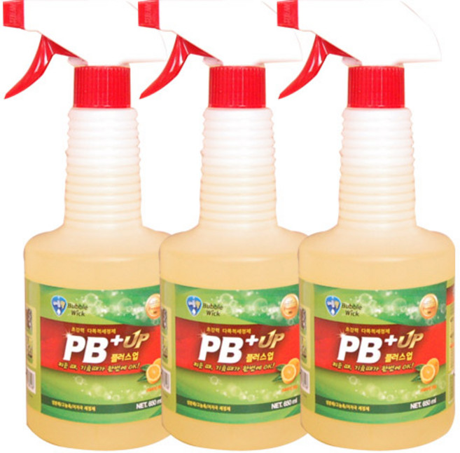 PB 1 플러스업 다목적 세정제 본품 650ml, 3개