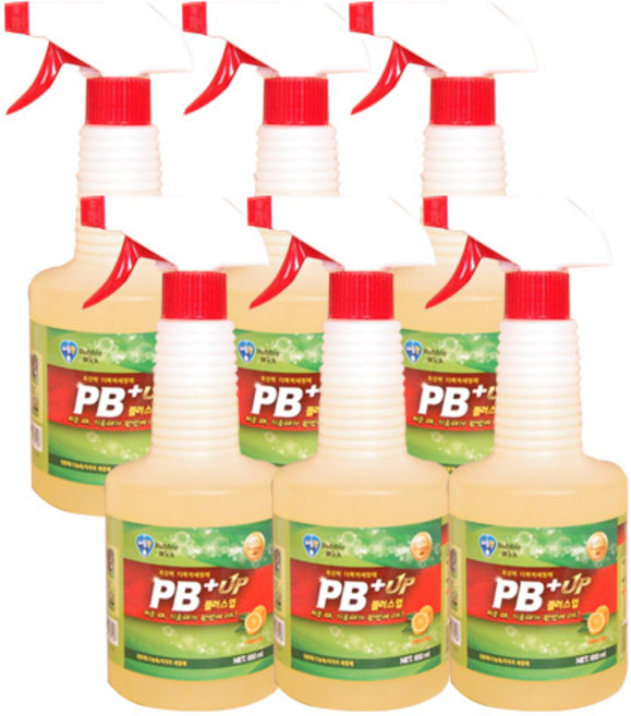 PB 1 플러스업 다목적 세정제 본품 650ml, 6개