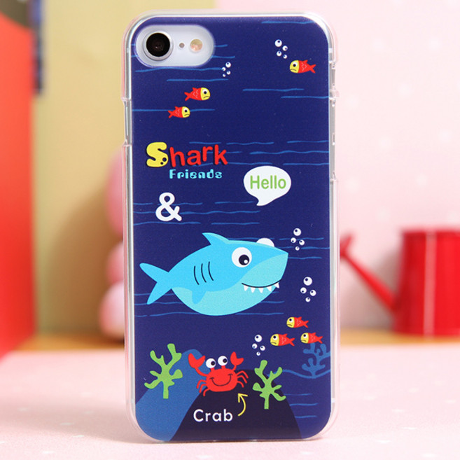 "갤럭시온7 프라임 2018 G611 - 상어와친구들 디자인 젤리케이스"