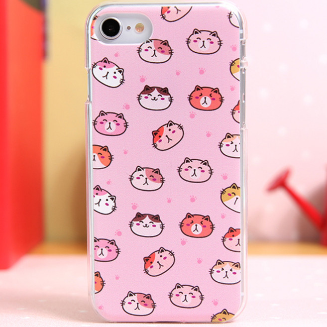 "갤럭시와이드3 J737 - 고양이패턴 디자인 젤리케이스"