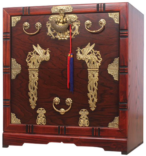 남원공방 제기 세트 보관 제기함 - 오동나무 봉황, 단일속성, 1개