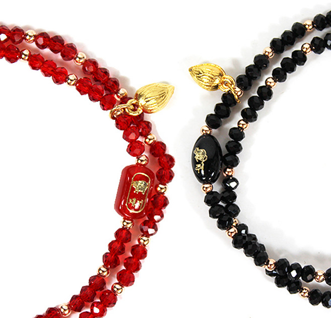 붓다북 크리스탈 두감 12지 합장주 (연꽃봉오리)