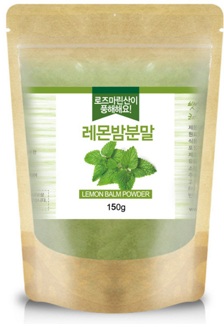 국산 (햇)레몬밤 분말 가루 차 국내산, 150g, 1개, 1개